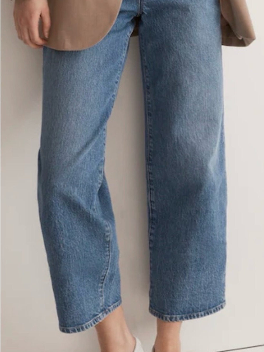 Madewell The Perfect Vintage Wide-Leg Crop Jean Size 24